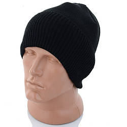 Зимова чорна шапка всередині повністю на флісі від постачальника Розмір: 55- 60 (17124-5)