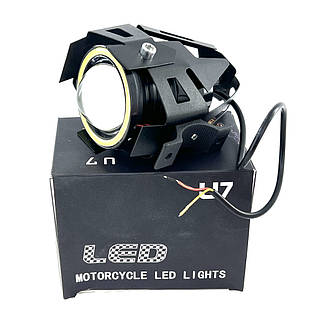 Фара LED лінза з обідком ангельське око додатковий квадроцикл мотоцикла