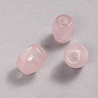 Бусина Пандора натуральный камень Розовый Кварц 16,5х15,5мм+- d-отв-я-5,5мм+-
