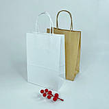 Крафт-пакет, 150*90*220 мм, з ручками, фото 4