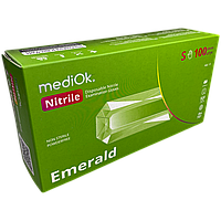 Перчатки MediOk EMERALD Нитриловые зеленые S 100 шт