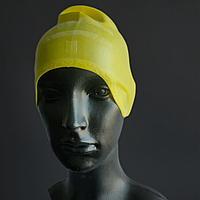 Плавательная шапочка в бассейн для длинных волос шапочка для плавания SAILTO Желтый (2608)