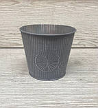 Відеречко декоративне флористичне металеве, фото 2