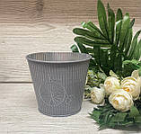 Відеречко декоративне флористичне металеве, фото 6