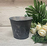 Відеречко декоративне флористичне металеве, фото 5