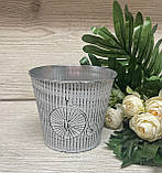 Відеречко декоративне флористичне металеве, фото 4