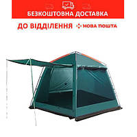 Палатка шатер туристическая Tramp Bungalow Lux (v2) Зеленый TRT-085