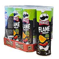 Pringles Чипсы Flame Sour Cream, 160г Польша