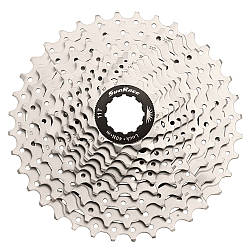 Касета велосипедна Sun Race MS1 (87-91) MTB 10 швидкостей (11-34T) Metallic Silver