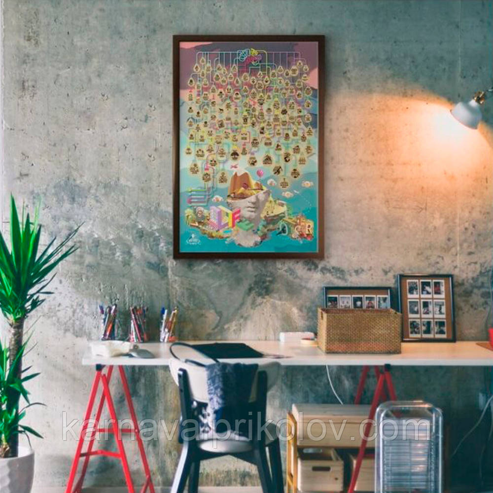 Скретч постер My Life ( укр )