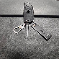 Чехол на ключ БМВ (BMW), кожаный чехол на ключ БМВ