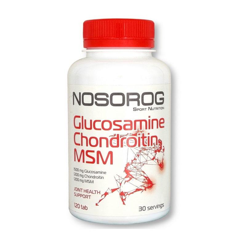 Хондропротектор NOSOROG Glucosamine Chondroitin MSM 120 tab