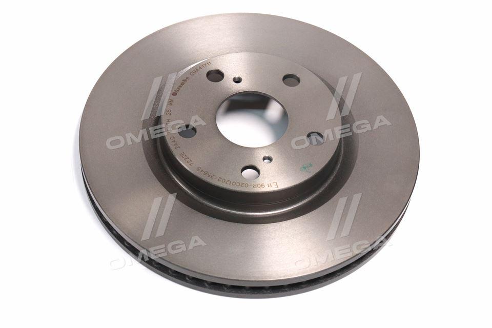 Диск гальмивний TOYOTA AURIS передн. (вир-во BREMBO) 09.A417.11 UA59, фото 1