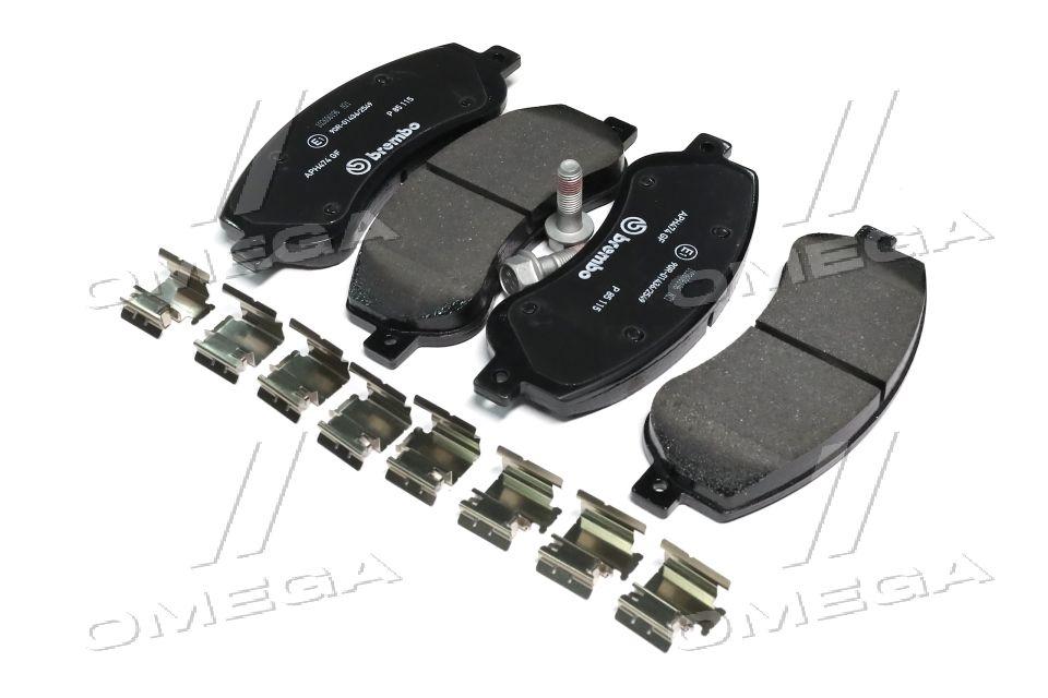 Колодка гальм. диск. FORD TRANSIT передн. (вир-во BREMBO) P 85 115 UA59, фото 1