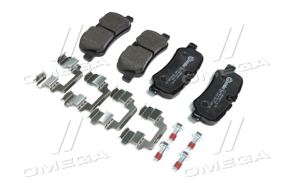 Колодка гальм. диск. LAND ROVER задн. (вир-во BREMBO) P 44 013 UA59, фото 1