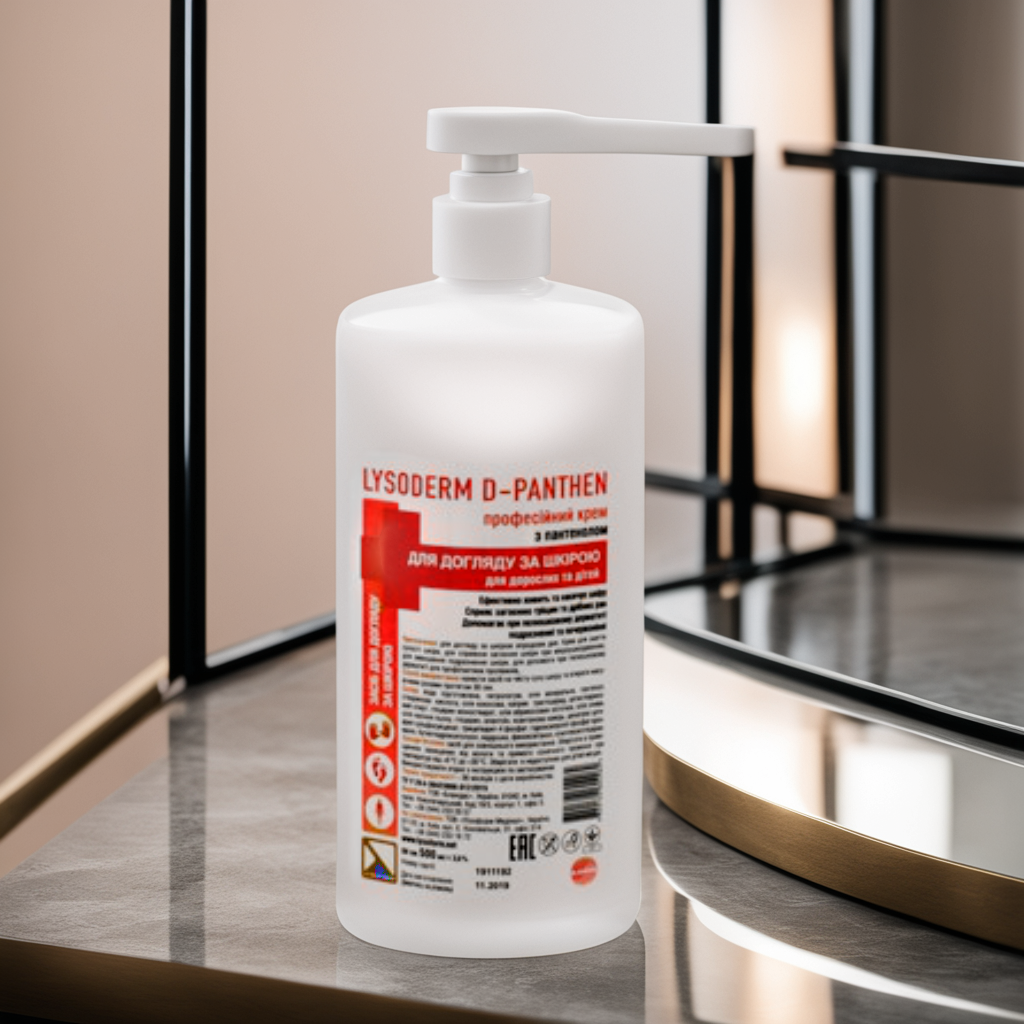 Крем Лізодерм Д-пантен 500 мл для рук та тіла, фото 1