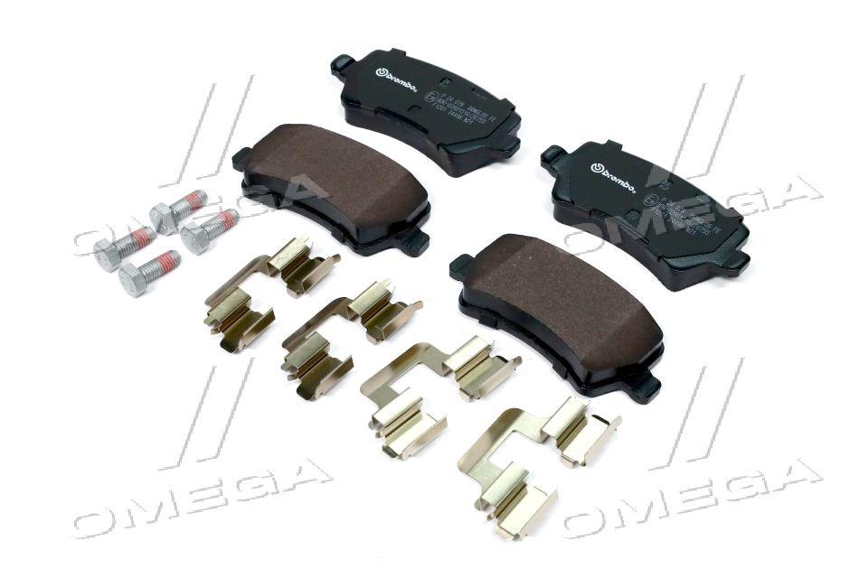 Колодка гальм. диск. FORD GALAXY 06-, S-MAX 06-, VOLVO S60, V60 10- задн. (вир-во BREMBO) P 24 078 UA59, фото 1