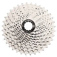 Касета велосипедна Sun Race MS1 (01-18) MTB 10 швидкостей (11-36T) Metallic Silver