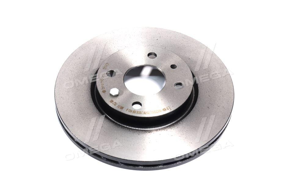 Диск гальмивний FIAT LINEA, PUNTO передн., вент. (вир-во BREMBO) 09.5843.11 UA59, фото 1