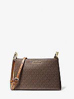 Жіноча сумка Michael Kors Trisha Medium Logo Crossbody Bag (35H1G9TC8B) BROWN