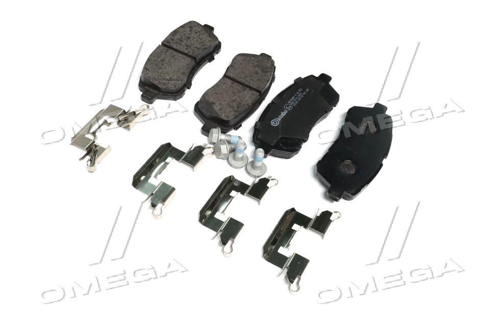 Колодка гальм. диск. FORD FIESTA VI передн. (вир-во BREMBO) P 24 072 UA59, фото 1