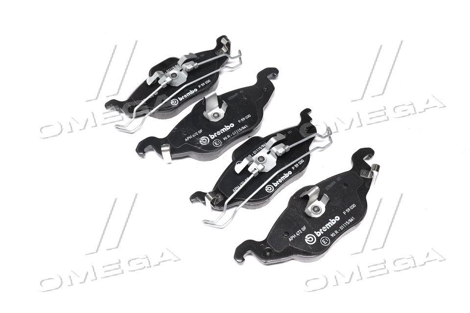 Колодка гальм. диск. OPEL ASTRA G передн. (вир-во BREMBO) P 59 030 UA59, фото 1