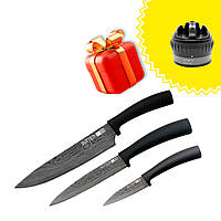 Набір ножів Ritter 3 предмети + Подарки: точилка для ножів.