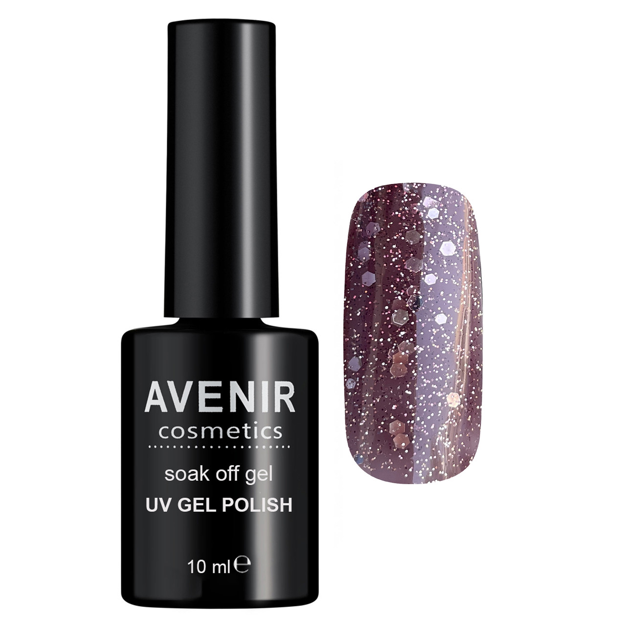 Гель-лак Avenir Cosmetics PRO №189 Діамантовий темно-вишневий
