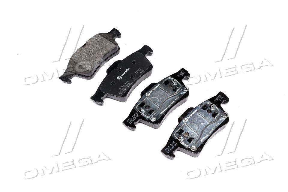 Колодка гальм. диск. RENAULT LAGUNA, MEGANE задн. (вир-во BREMBO) P 59 044 UA59, фото 1