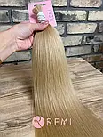 Волосся на кліпсах 50 см 160 грамів. Колір #16 Світло-русявий, фото 3