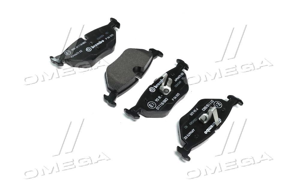 Колодка гальм. диск. BMW 3 (E46) задн. (вир-во BREMBO) P 06 025 UA59, фото 1