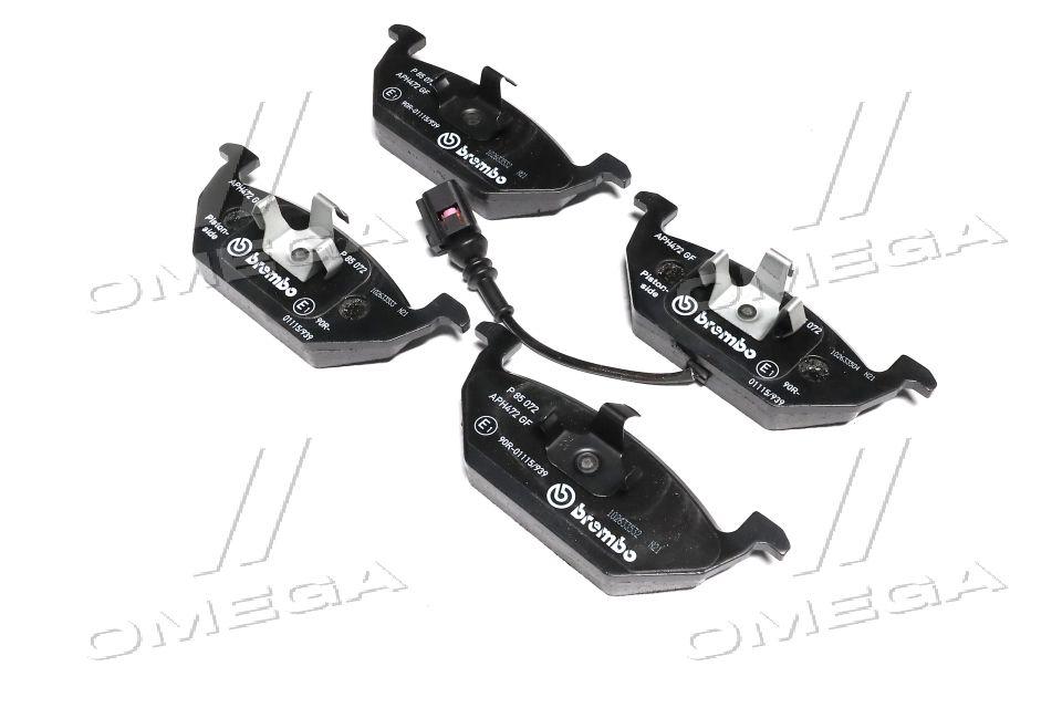 Колодка гальм. диск. AUDI A3, SEAT, SKODA, VW передн. (вир-во BREMBO) P 85 072 UA59, фото 1