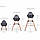 Стілець для годування Childhome Evolu 2 з бампером - natural/anthracite (CHEVOCHNA), фото 5