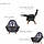 Стілець для годування Childhome Evolu 2 з бампером - natural/anthracite (CHEVOCHNA), фото 8