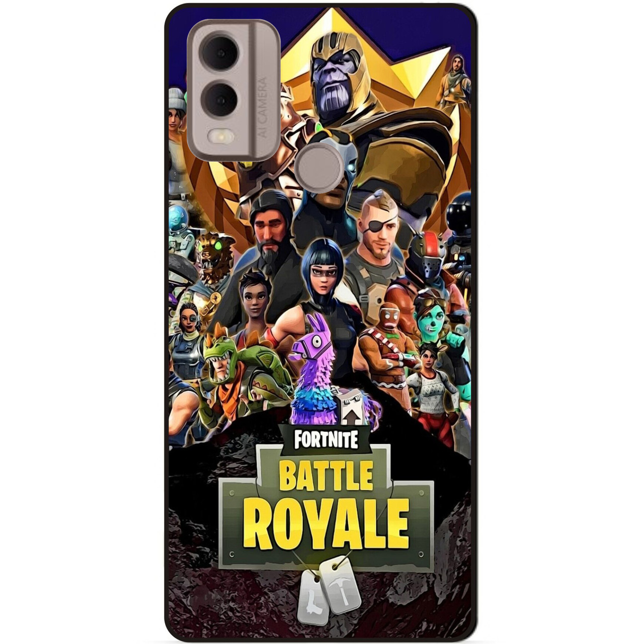 Силіконовий чохол бампер для Nokia C22 з малюнком Фортнайт Fortnite - фото 1 - id-p2000888418