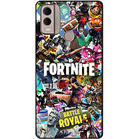 Силіконовий чохол бампер для Nokia C22 з картинкою Fortnite Фортнайт