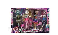 Набор 4 куклы Monster High Монстер Хай шарнирная