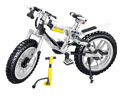 Monome セット Конструктор Горный Велосипед Machinery Zhe Gao 229 деталей Серый