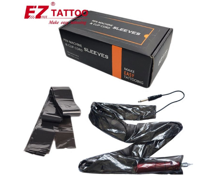 Одноразовий бар'єрний захист для тату апаратів і проводів EZ Tattoo (100шт.)