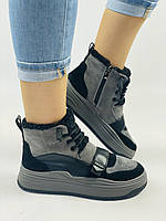 Lifexpert Женские зимние ботинки. Натуральная замша, кожа, текстиль. Натуральная шерсть. Размер 36 37 38 39 40