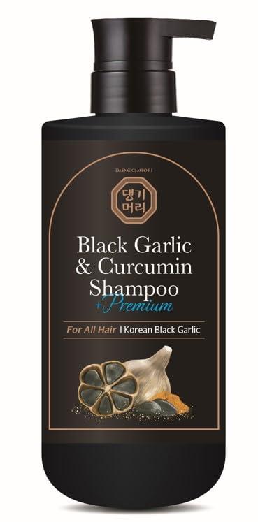 Шампунь для волосся, що відновлює, з чорним часником Daeng Gi Meo Ri Black Garlic & Curcumin Shampoo, 500мл