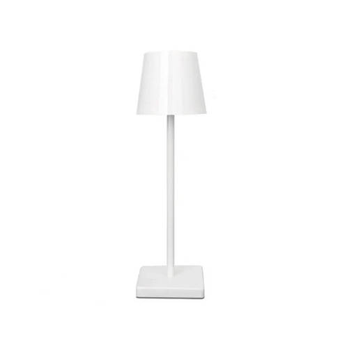 Дизайнерская беспроводная настольная лампа на аккумуляторе, белого ...
