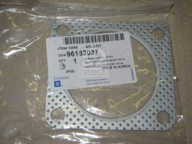Прокладка катализатора (вир-во GM) 96182037 UA59, фото 1