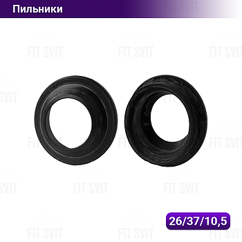 Пильовики передньої вилки Вайпер Актив, Альфа  26*37*10,5, комплект 2 шт