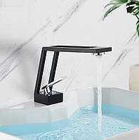 Дизайнерский смеситель для раковины ванной комнаты Rozin одновентильный стильный кран в ванну из Латуни