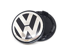 Колпачок Volkswagen заглушка на литые диски Фольксваген VW 65/56мм 3B7601171