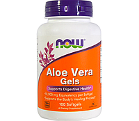 Алоэ Вера NOW Foods Aloe Vera gels 100 Softgels