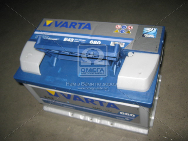 Аккумулятор 72Ah-12v VARTA BD (278х175х175), R, EN 680 572 409 068 UA59 ...
