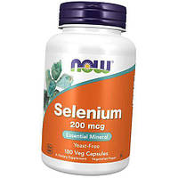 Селен Бездрожжевой L-Селенометионин Selenium 200 Now Foods 180вегкапс (36128090)