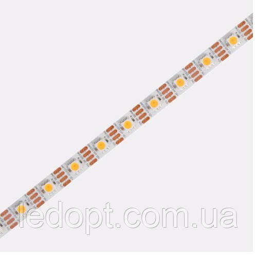 LED стрічка Smart SPI COLORS 60-5050-12V-IP20 4000K 8.4W 5м (DS560-12V-10mm-NW), фото 1